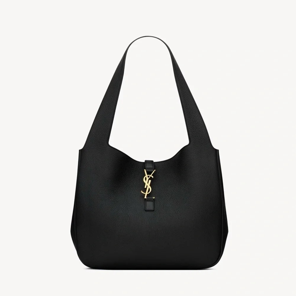 Saint Laurent Black Tote with Gold Accent - Picture 3 of 10